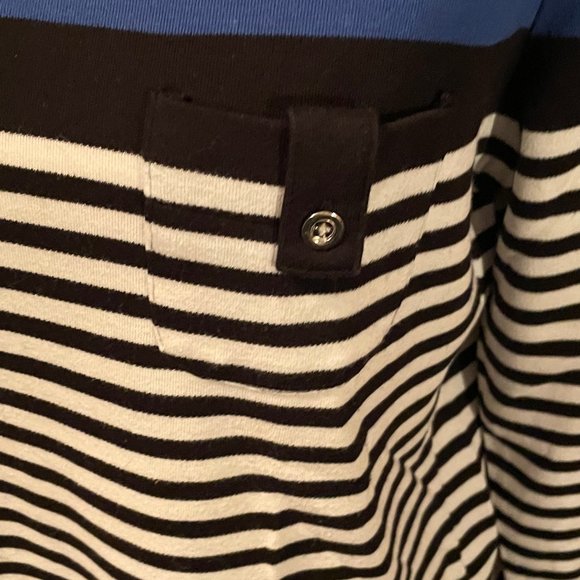"Karen Scott" Solid and Striped Top - Picture 3 of 5